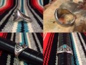 Antique Thunderbird Applique Cigar Band Ring w/TQ  c.1925～