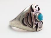 Antique Thunderbird Applique Cigar Band Ring w/TQ  c.1925～