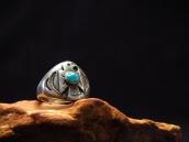 Antique Thunderbird Applique Cigar Band Ring w/TQ  c.1925～