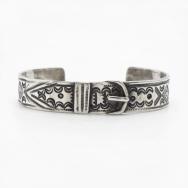 Antique Navajo Belt Buckle design Ingot Silver Cuff  c.1920～