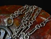 Atq Navajo Thunderbird Applique Naja Necklace w/TQ  c.1930～