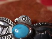 【Ganscraft】Atq Thunderbird Shape IngotSilver Pin w/TQ c.1930