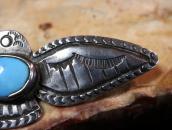 【Ganscraft】Atq Thunderbird Shape IngotSilver Pin w/TQ c.1930