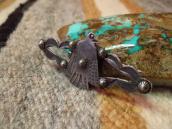 Antique Stamped Silver Thunderbird Applique Pin  c.1925～