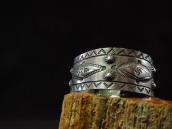 Antique 卍 Stamped & Repoused Wide Cuff Bracelet  c.1930