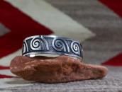 【Elgene Sehongva】Old Hopi Overlay Cuff Bracelet c.1975～