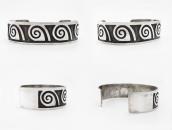 【Elgene Sehongva】Old Hopi Overlay Cuff Bracelet c.1975～