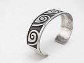 【Elgene Sehongva】Old Hopi Overlay Cuff Bracelet c.1975～