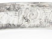 【Elgene Sehongva】Old Hopi Overlay Cuff Bracelet c.1975～