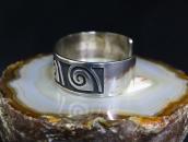【Elgene Sehongva】Old Hopi Overlay Cuff Bracelet c.1975～