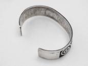 【Elgene Sehongva】Old Hopi Overlay Cuff Bracelet c.1975～