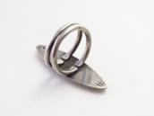 【Bernard Dawahoya/Hopi Crafts】Vtg Overlay Small Ring  c.1960