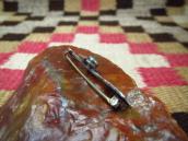 Atq HandMade Arrow & 卍 Shape Silver Small Pin w/TQ  c.1920～