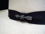 Atq HandMade Arrow & 卍 Shape Silver Small Pin w/TQ  c.1920～