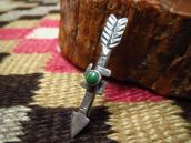 Atq HandMade Arrow & 卍 Shape Silver Small Pin w/TQ  c.1920～