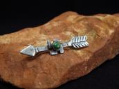 Atq HandMade Arrow & 卍 Shape Silver Small Pin w/TQ  c.1920～