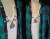 Antique SantoDomingo Thunderbird/Batterybird Necklace c.1940