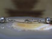 Old "Navajo Pearl" Good Weight  Silver Bead Necklace c.1970～