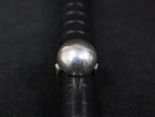 Antique Navajo Pearl Face Tourist Ring in Silver c.1940