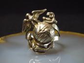 Vtg 【United States Marine Corps】 Navajo Casted Ring  c.1960～