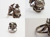 Vtg 【United States Marine Corps】 Navajo Casted Ring  c.1960～