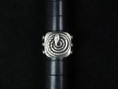 Antique Navajo / Pueblo Coiled Rattlesnake Face Ring c.1920～