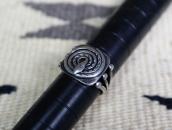 Antique Navajo / Pueblo Coiled Rattlesnake Face Ring c.1920～