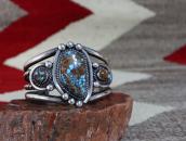 【Mary Matt】Gem Quality Nevada Blue Turquoise Cuff c.1975～