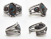 【Mary Matt】Gem Quality Nevada Blue Turquoise Cuff c.1975～
