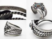 【Mary Matt】Gem Quality Nevada Blue Turquoise Cuff c.1975～