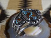 【Mary Matt】Gem Quality Nevada Blue Turquoise Cuff c.1975～