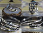 Vintage Navajo Silver Cuff w/Gem No.8 Turquoise c.1950～