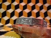 Al Somers Stamped Ingot Silver Cuff Bracelet