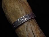 Al Somers Stamped Ingot Silver Cuff Bracelet