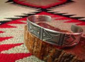 Al Somers Stamped Ingot Silver Cuff Bracelet