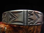 Al Somers Stamped Ingot Silver Cuff Bracelet