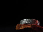 Al Somers Stamped Ingot Silver Cuff Bracelet