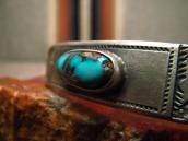 Al Somers Stamped Ingot Silver Cuff w/Bisbee TQ