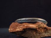 Antique Navajo Stamped IngotSilver TriangleWire Cuff c.1915～