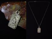 Antique ➸ Thunderbird Applique Tag Pendant Necklace  c.1935～