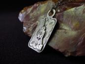 Antique ➸ Thunderbird Applique Tag Pendant Necklace  c.1935～