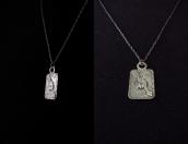 Antique ➸ Thunderbird Applique Tag Pendant Necklace  c.1935～