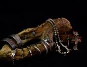 Joe H. Quintana Cochiti  Split Wire Bracelet