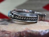 Vintage Navajo Gem Quality No.8 Turquoise Row Cuff c.1955～