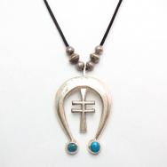 Gary Custer OLDPAWN Cast Naja Necklace w/TQ  c.1990～