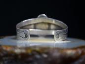 Transitional Hopi Silver Overlay Cuff w/Turquoise  c.1950