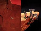 Antique 卍 Shape Stamped Silver Pin  c.1920～