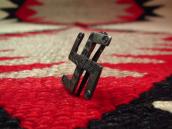 Antique 卍 Shape Stamped Silver Pin  c.1920～