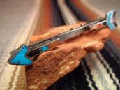 Walter Nahktewa Zuni Arrow Shape Tie Bar  c.1940