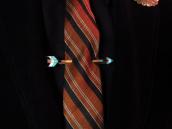 Walter Nahktewa Zuni Arrow Shape Tie Bar  c.1940